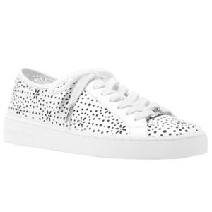 NEW Michael Kors Keaton Perforated Leather Sneaker